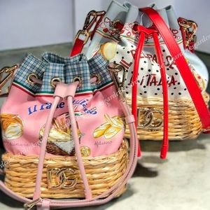 すぐ届く!Dolce&Gabbana ショルダー バケット かごバッグ