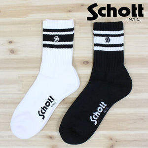 Schott ショット HIGT-SOCKS ハイソックス 靴下 2足セット