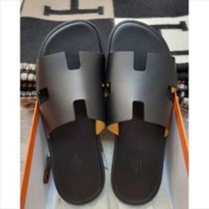 【HERMES】エルメス Izmir サンダル ロゴ カーフスキン