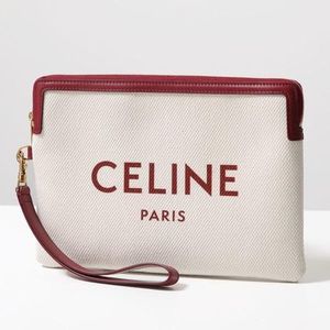 CELINE クラッチバッグ Small Pouch with strap 10J502ECW