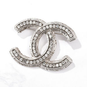 【未使用 展示品】CHANEL ココマーク ブローチ ラインストーン
