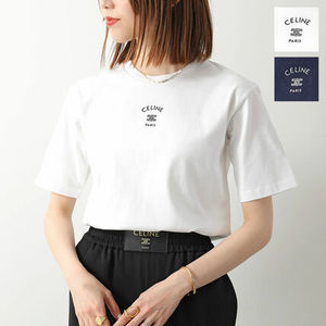 CELINE 半袖 Tシャツ RX0LJ1242 トリオンフ ロゴ 刺繍