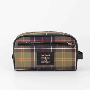 BARBOUR ポーチ TARTAN WASHBAG【国内配送】