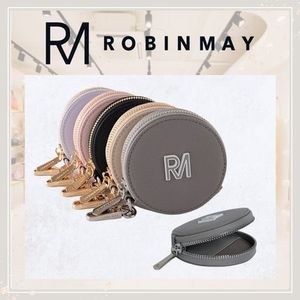 本革★ROBINMAY ラウンドコインケース バッグチャーム