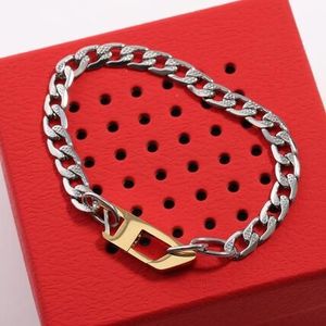 DIESEL ブレスレット DX1338040 チェーン Dロゴ