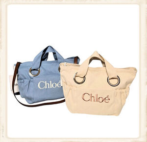 大人もOK!Chloe / クロエ ロゴ トートバッグ C20872 ◇国内発送