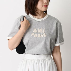 【国内即発】AMI ALEXANDRE MATTIUSSI ニットパッチTシャツ