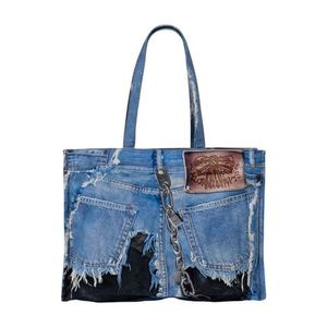 Shopper Bag - Acne Studios - Cotton - Blue