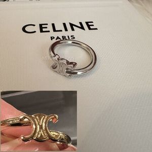【CELINE】カラバリあり♪ トリオンフ アシンメトリック リング