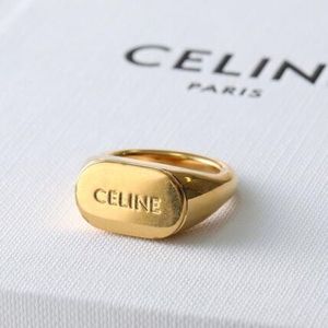 CELINE リング 46Z996BRA ロゴ 指輪