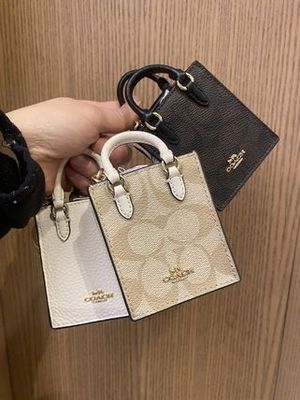 【COACH】ミニ ノースサウス バッグチャーム Bag Charm