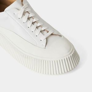 ★JIL SANDER★レザースニーカー★ベージュ