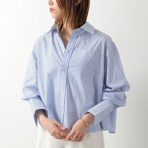 CELINE クロップドシャツ Triomphe RC0941389 長袖