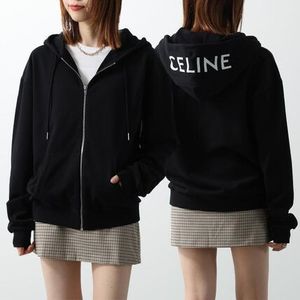 CELINE パーカー 2Y497670Q ジップアップ スウェット