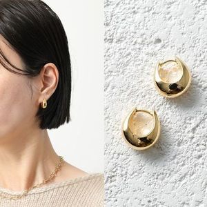 TOMWOOD フープ ピアス E39HSNA01S925 9K Ice Hoop Small Gold