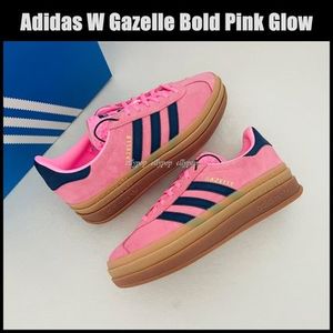Adidas W Gazelle Bold Pink Glowガゼル 厚底 ピンク スニーカー