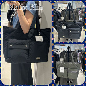 【Matin Kim】POCKET UTILITY NYLON BIG SHOULDER BAG