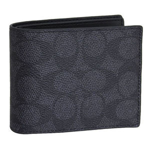COACH コーチ ID BILLFOLD WALLET 折り財布【送料0/国内即発】