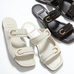 FERRAGAMO サンダル KATE 774580 774581 フラット