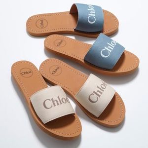 Chloe KIDS サンダル C20881 ロゴ フラット