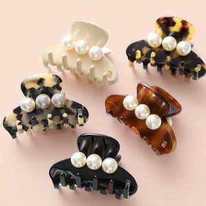 ALEXANDRE DE PARIS ヘアークリップ S ACCS-17607-02 パール