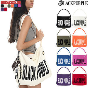 ★BLACKPURPLE☆Mini Canvas Printed Eco Bag