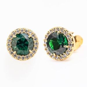 スワロフスキー ピアス スタッド グリーン ゴールド 5680562