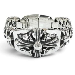 美品 CHROME HEARTS 4LINK CLASSIC KEEPER LINK BRACELET