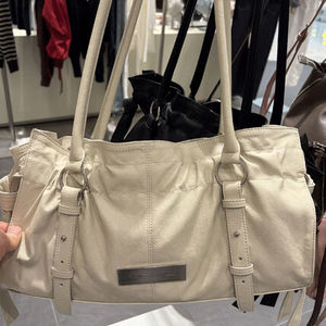★Matin Kim★SHIRRING TIE BUCKLE SHOULDER BAG