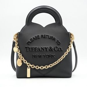 TIFFANY リターン トゥ ティファニー ミニトートバッグ ブラック