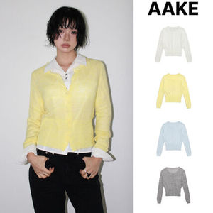【AAKE】SHEER WAVE CARDIGAN