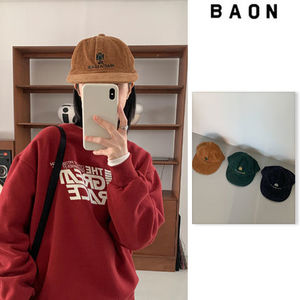 【BAON】Andu embroidery corduroy snap back