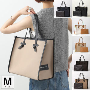 GIANNI CHIARINI トートバッグ BS 6850 CNV-SE ポーチ付き 鞄