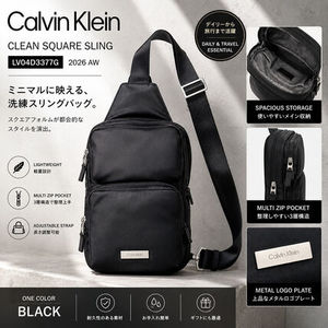 Calvin Klein スリングバッグ CLEAN SQUARE SLING LV04D3377G