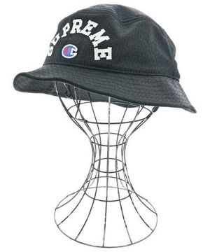 Supreme ハット 黒 - 3303326M0247