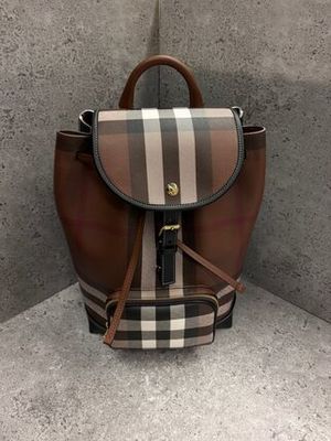 バーバリー ユニセックス チェック柄 バックパック 81122241