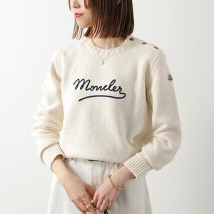 MONCLER ニット 9C00010 M9202 長袖 コットンブレンド