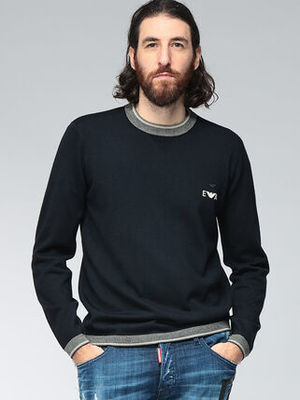 EMPORIO ARMANI ニット セーター ロゴ