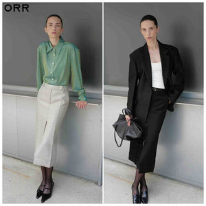 ORR Wool Silk Pencil Skirt