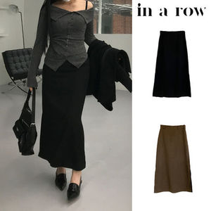 【in a row】Tori slit long skirt