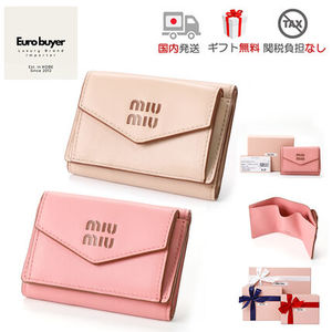 【国内発送】MIUMIU 5MH021 コンパクト財布 ギフト包装