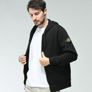 STONE ISLAND ジップパーカー レギュラーフィット コンパスロゴ