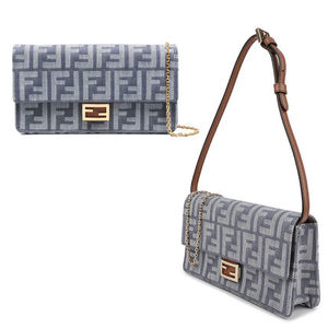 FENDI フェンディ  バゲット FFロゴ チェーン ウォレット
