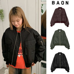 【BAON】Seton quilted pocket flight jumper