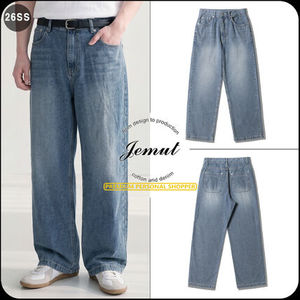 [JEMUT]★韓国人気★STONE COLD WIDE DENIM PANTS