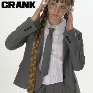 ★CRANK★CLASSIC BLAZER & NECKTIE SET_GREY★正規品/直送料込
