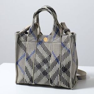BURBERRY ハンドバッグ LL MN KNIT TOTE 8090404