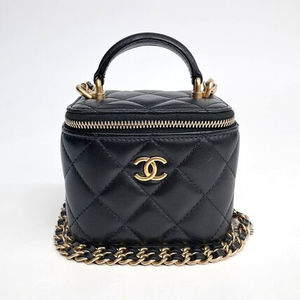 CHANEL VANITY TOP HANDLE MINI CROSSBODY BAG