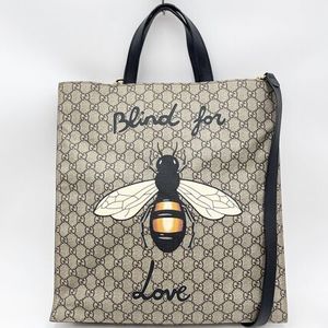 GUCCI GGビー 2WAYトートバッグ PVC