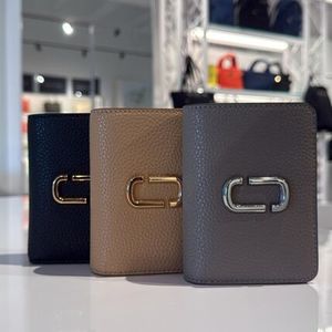 MARC JACOBS ペブルJマーク ミニコンパクトウォレット